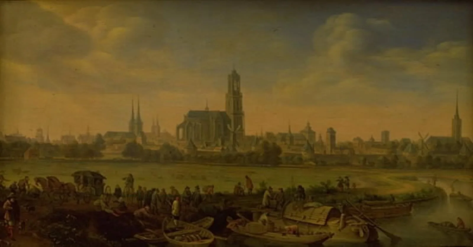 View of Utrecht, by Unknown, 1654