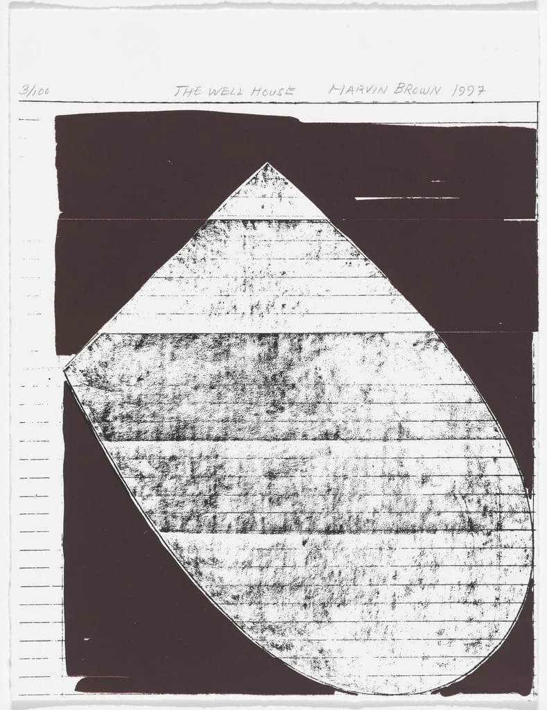 Untitled, by Marvin Brown, ink, 1997