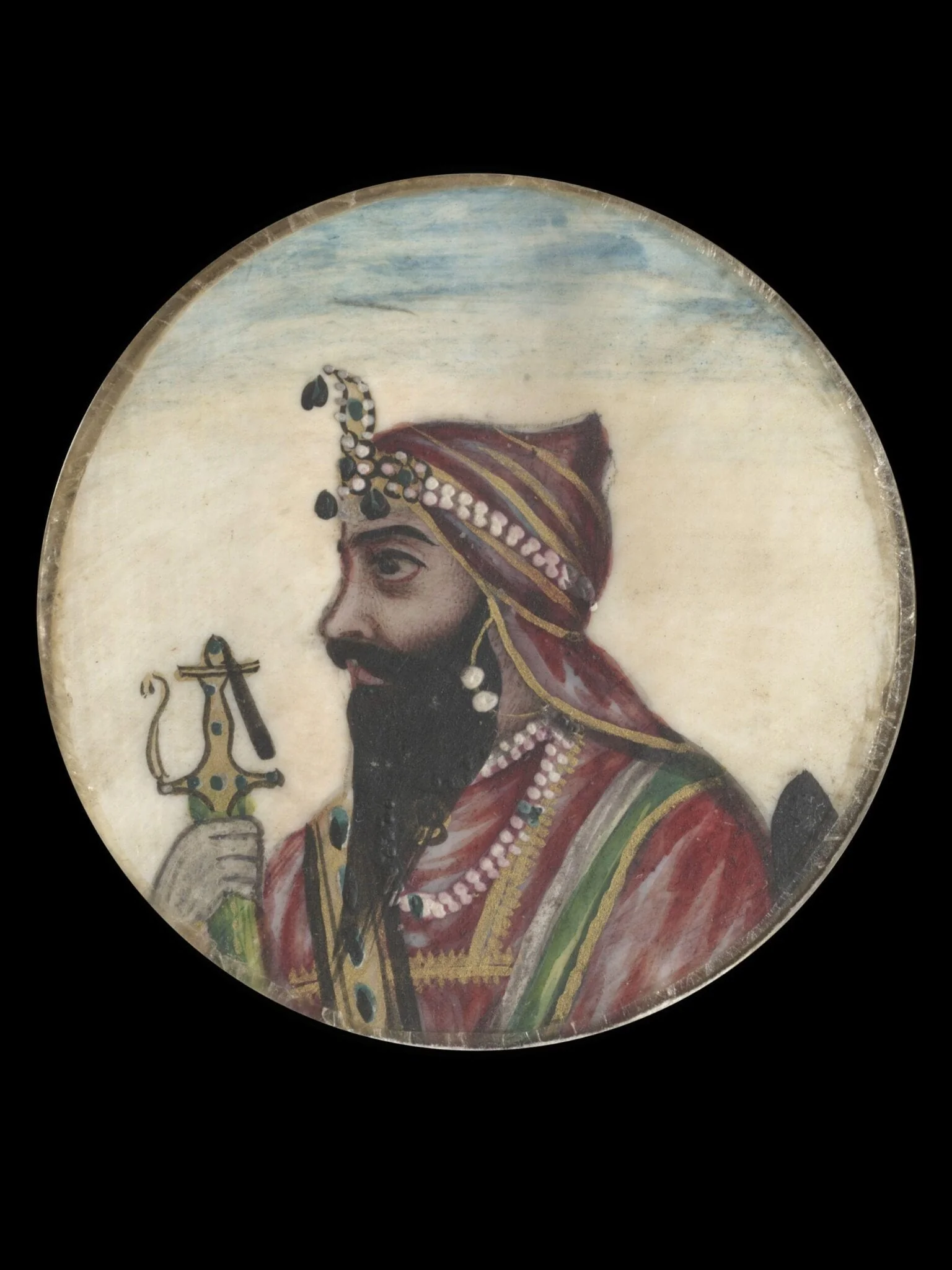 Kharak Singh, by Unknown, paint, 1850