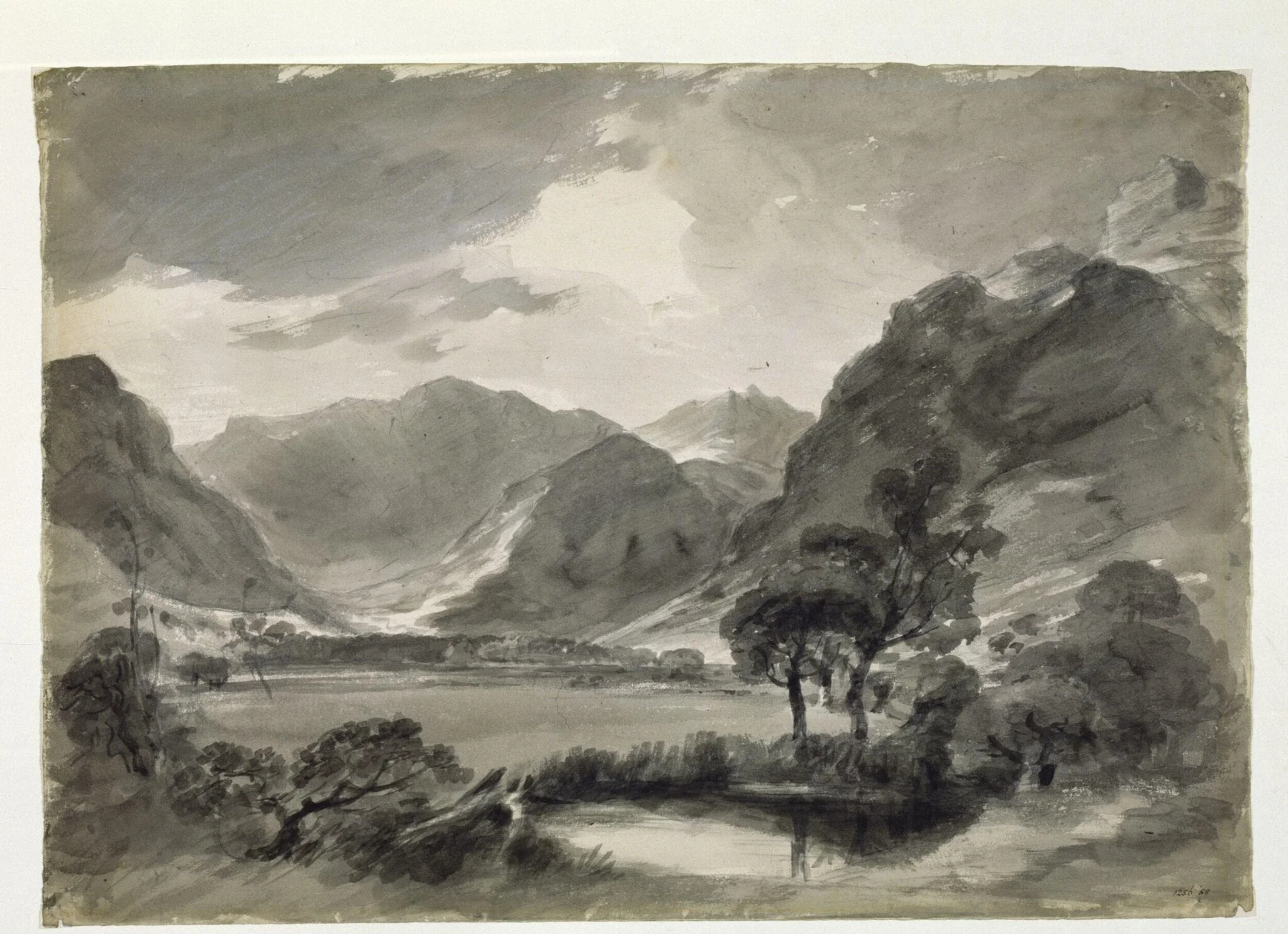 View in Langdale, by John Constable, 19