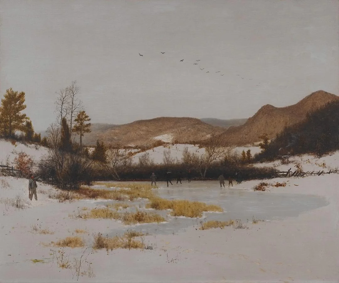 Winter in the Country, by Jervis McEntee, oil, 1896