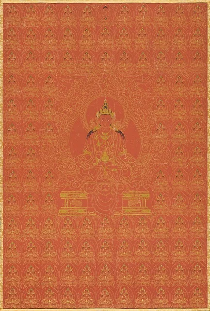 Myriad Amitayus, the Buddha of Eternal Life, by Unknown, unspecified, 1800