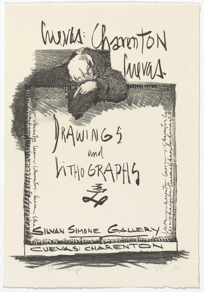 Untitled, by José Luis Cuevas, ink, 1966