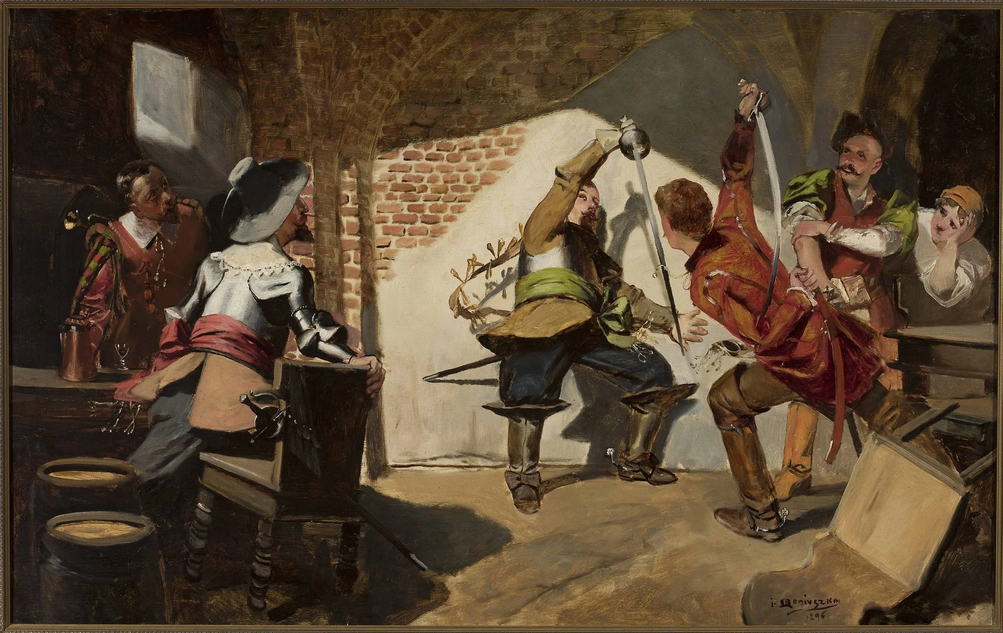 Duel in a tavern