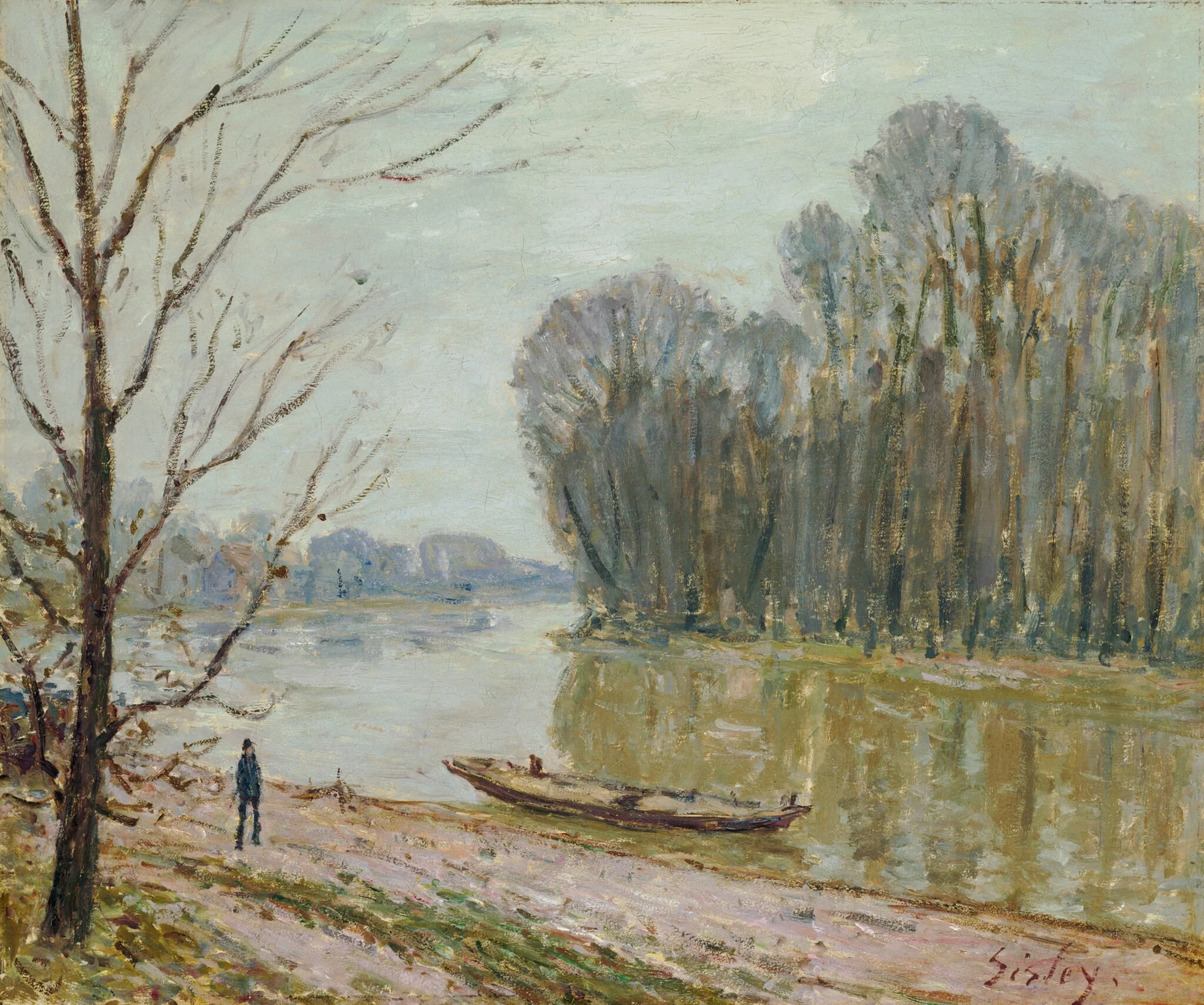 The Loire, by Alfred Sisley, oil, 1896