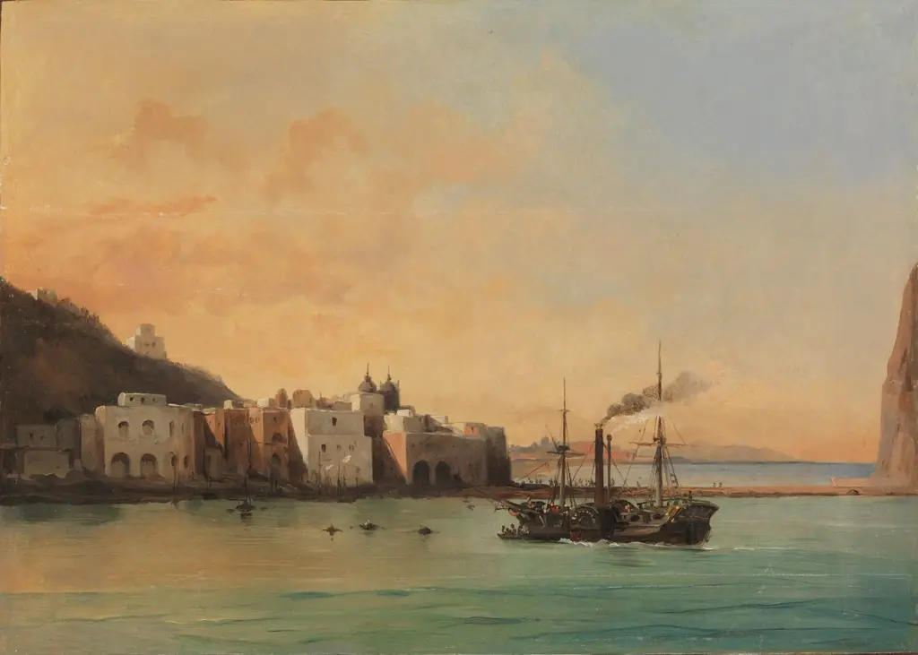 View of Ischia from the Sea