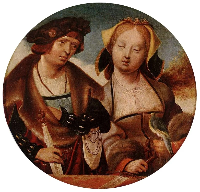 St Cecilia and her Fiancé, by Cornelis Engebrechtsz., unspecified, 1519