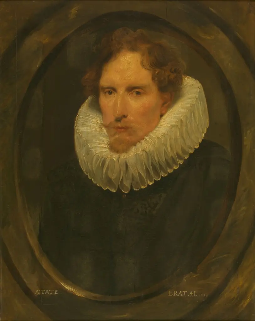 Man in Oval Frame
