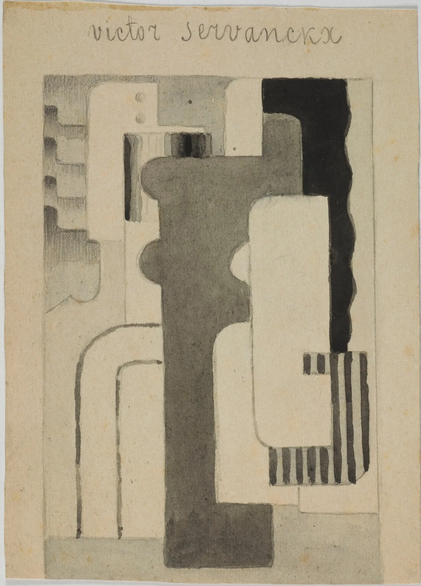 Χωρίς τίτλο, by Ivan Kliun, 1918