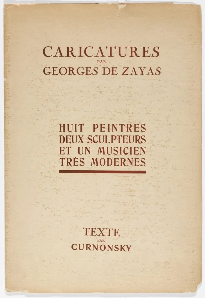 Untitled, by Georges de Zayas, ink, 1919