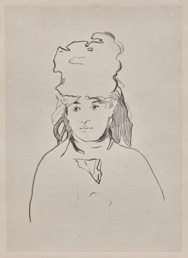Berthe Morisot in Silhouette