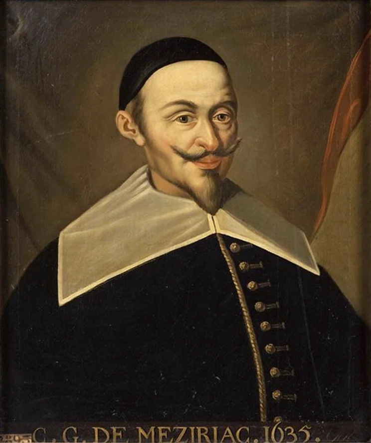 Claude-Gaspard Bachet de Meziriac (1581-1638), mathématicien, poète et traducteur français, by Unknown, oil, 1850