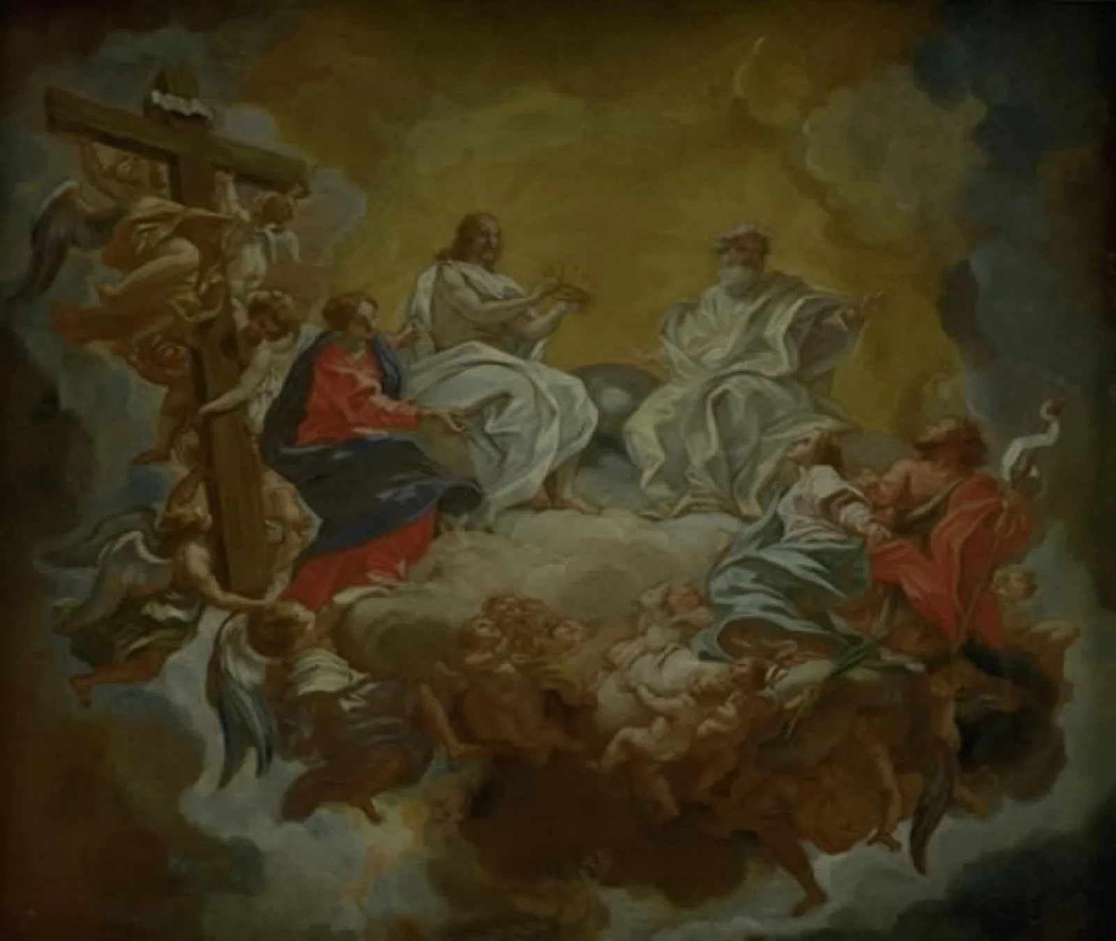 St Agnes in Glory, by Unknown, 1650