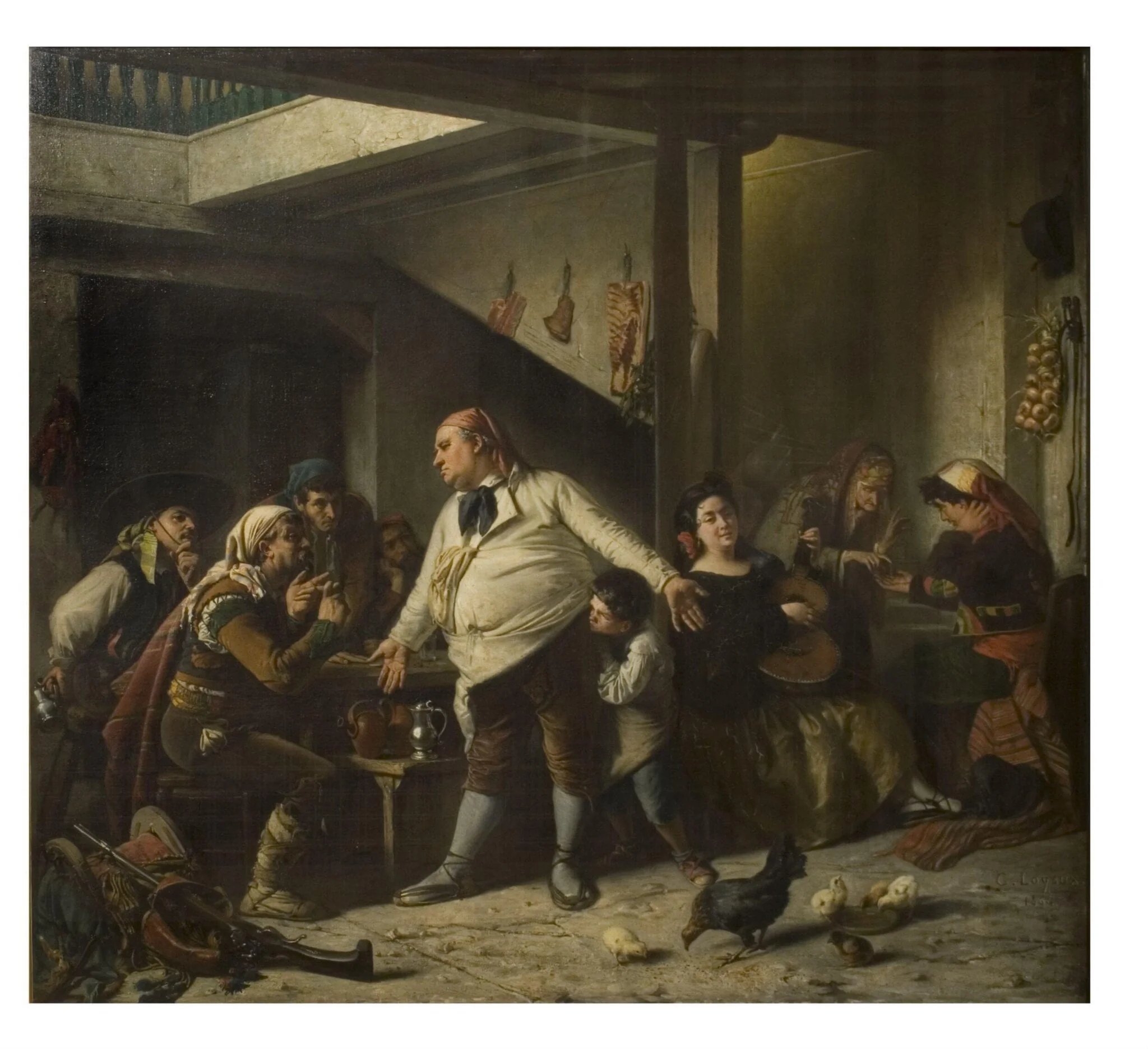 Interior of a Spanish Posada