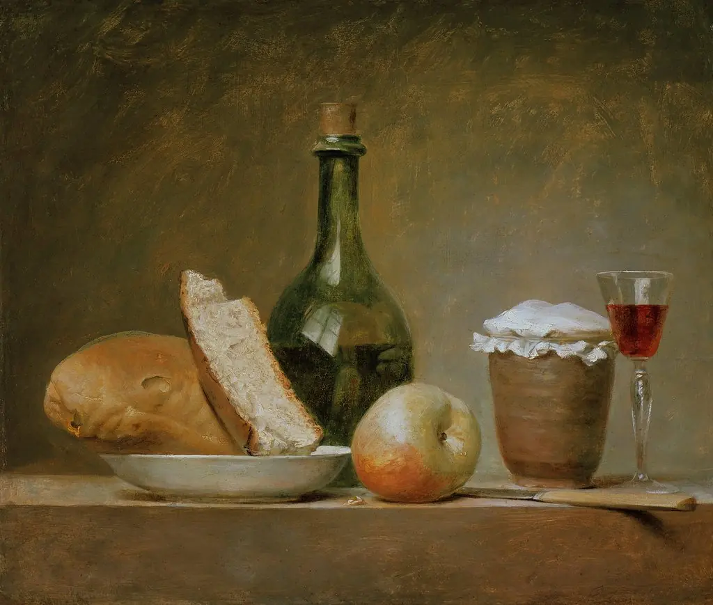 Still Life with a bulbous Bottle