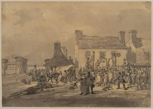 Village Fair, with mountebanks