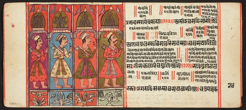 Tantric Manuscript, "Sangrahani Sutra"