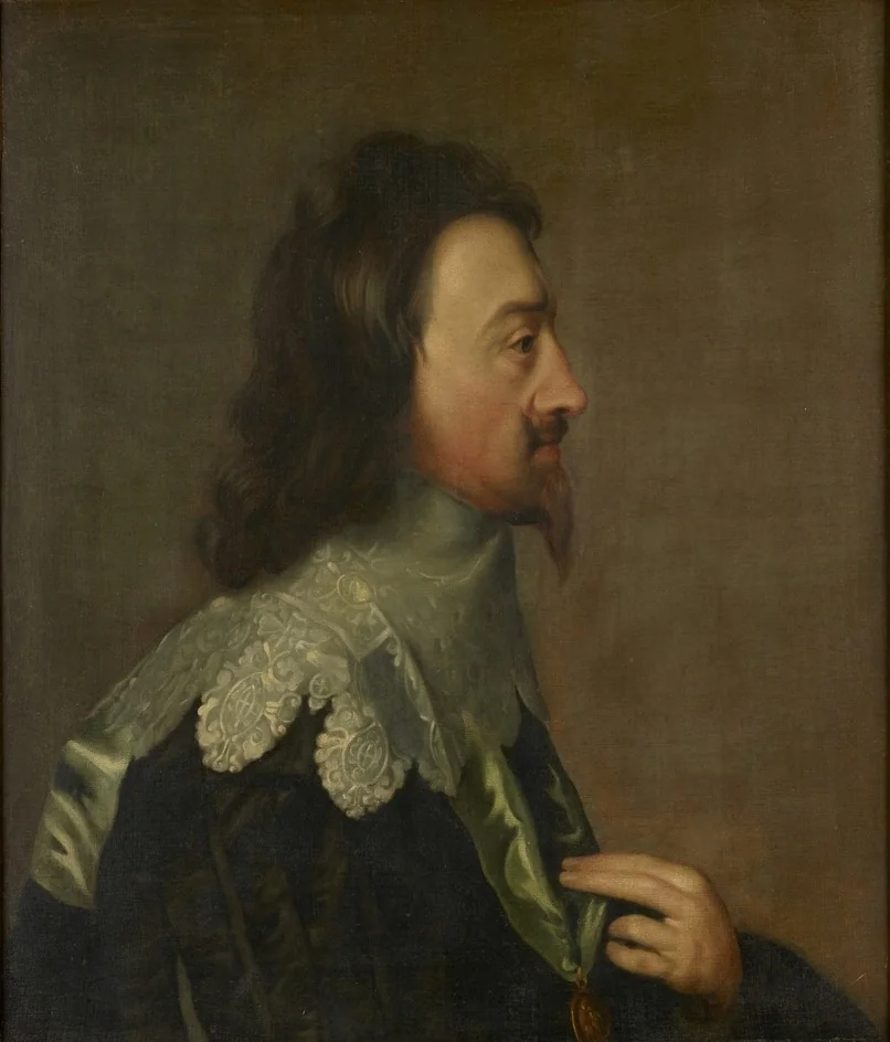 Charles I, by Unknown, oil, 1659