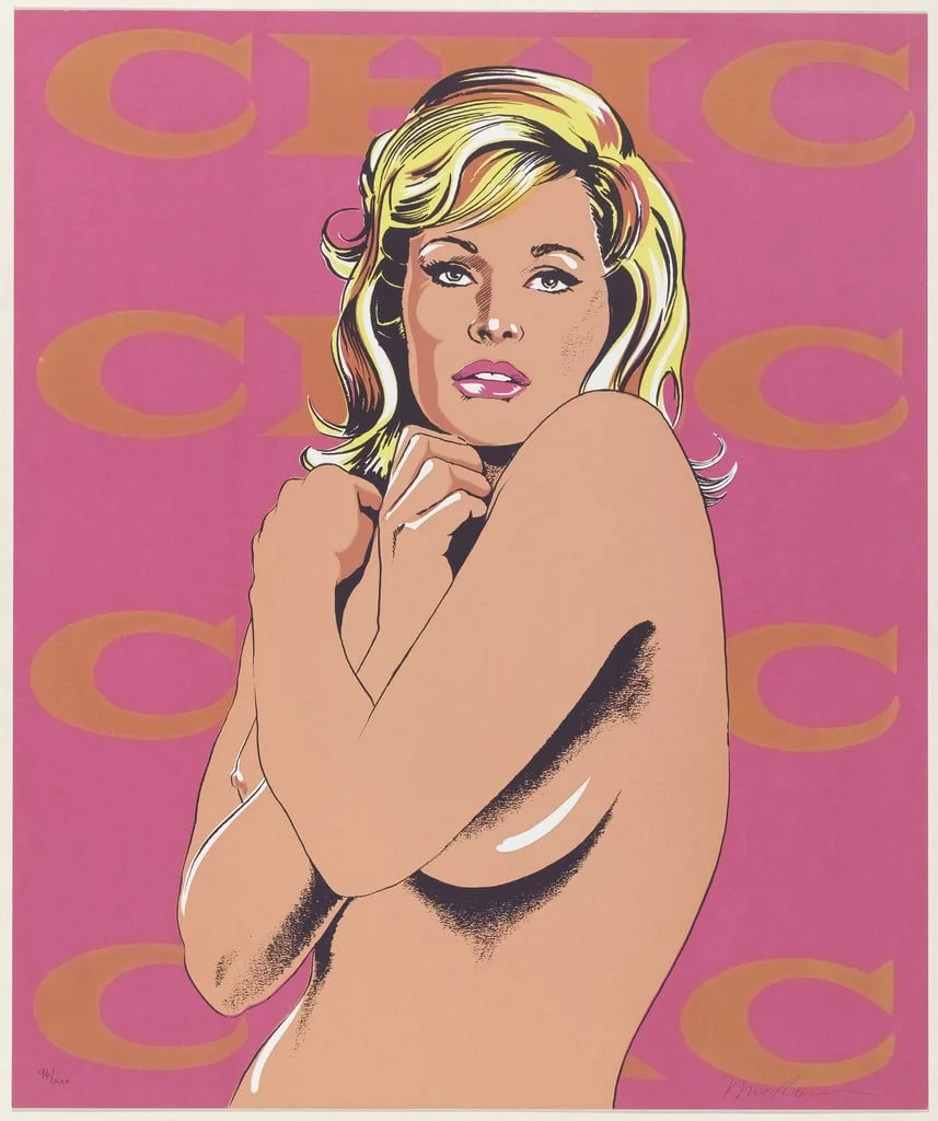 Untitled, by Mel Ramos, ink, 1966
