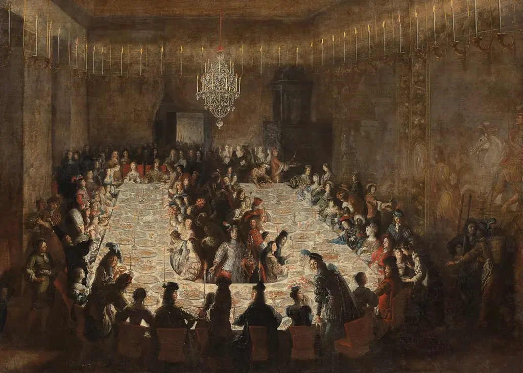 Court table at the time of Emperor Leopold I