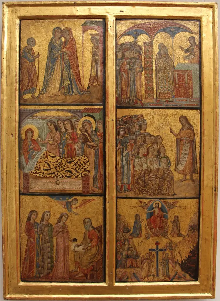 Triptych: Six Scenes from the Life of John the Baptist (Two Wings)