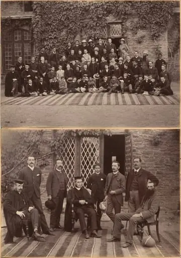 Principal and Teachers of Bishop Cotton School, Shimla (recto); Middle Class Students and Staff, Bishop Cotton School, Shimla (verso)