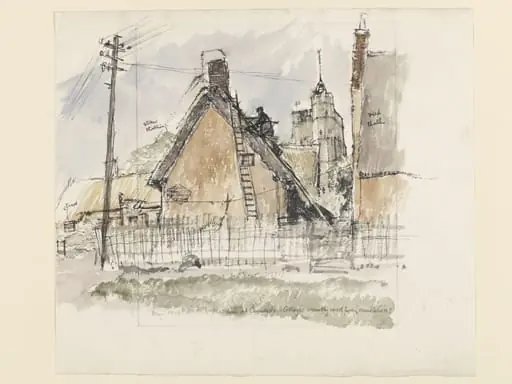 Thatching at Cavendish