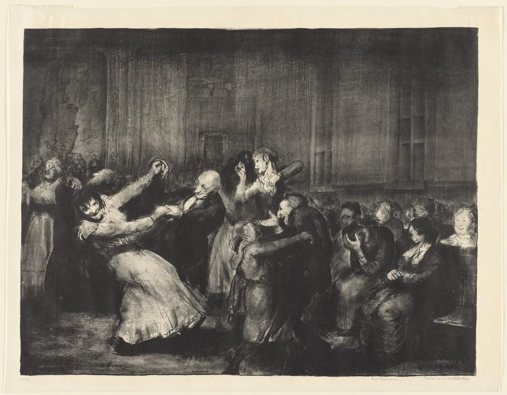 Untitled, by George Bellows, ink, 1917