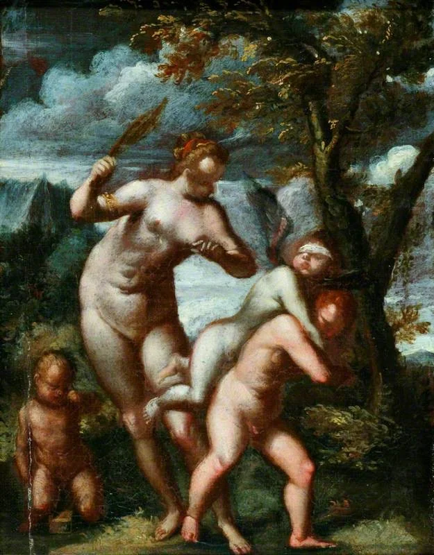 Venus Chastising Cupid