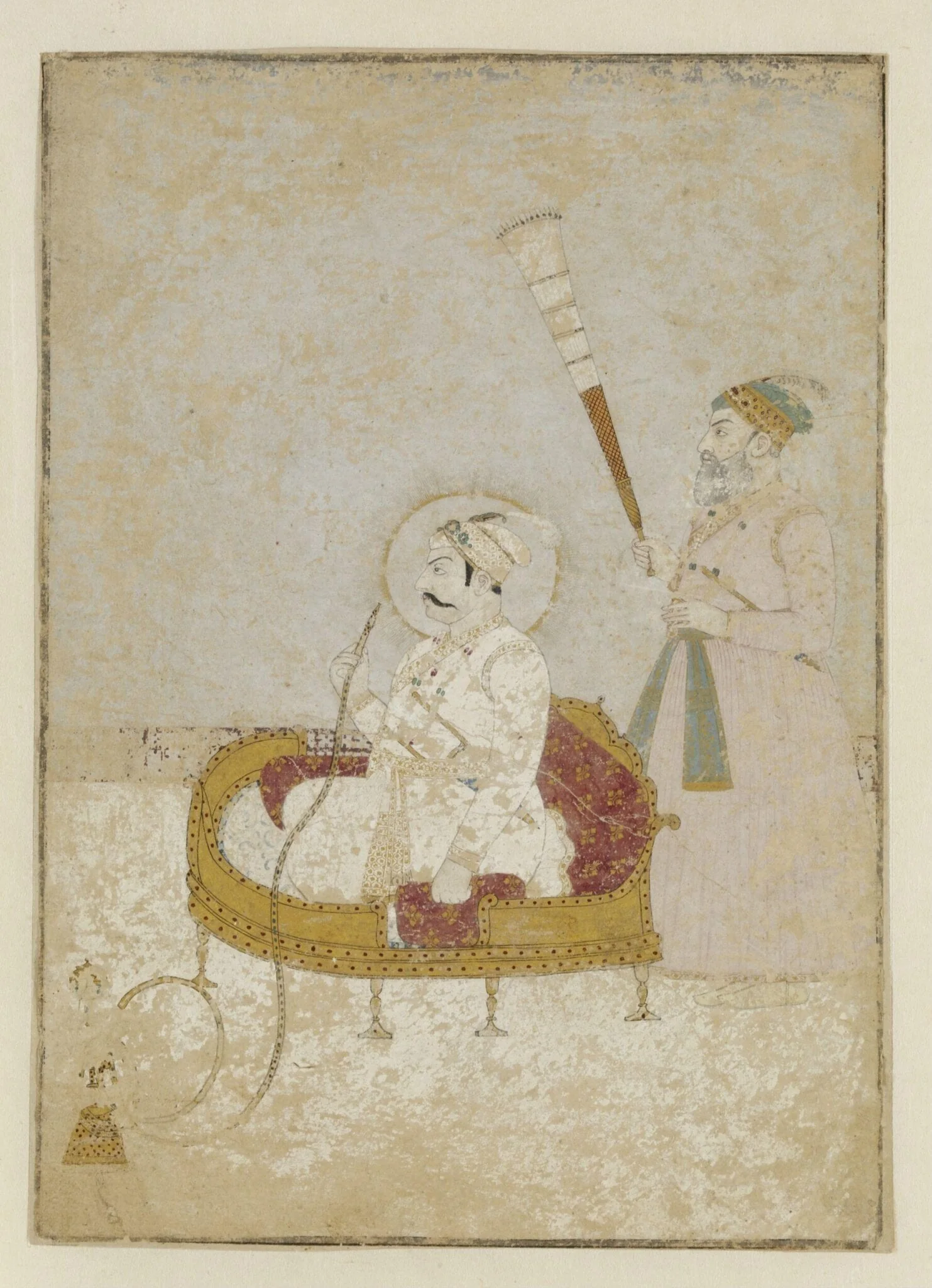 Muhammed Shah, by Unknown, paint, 1770