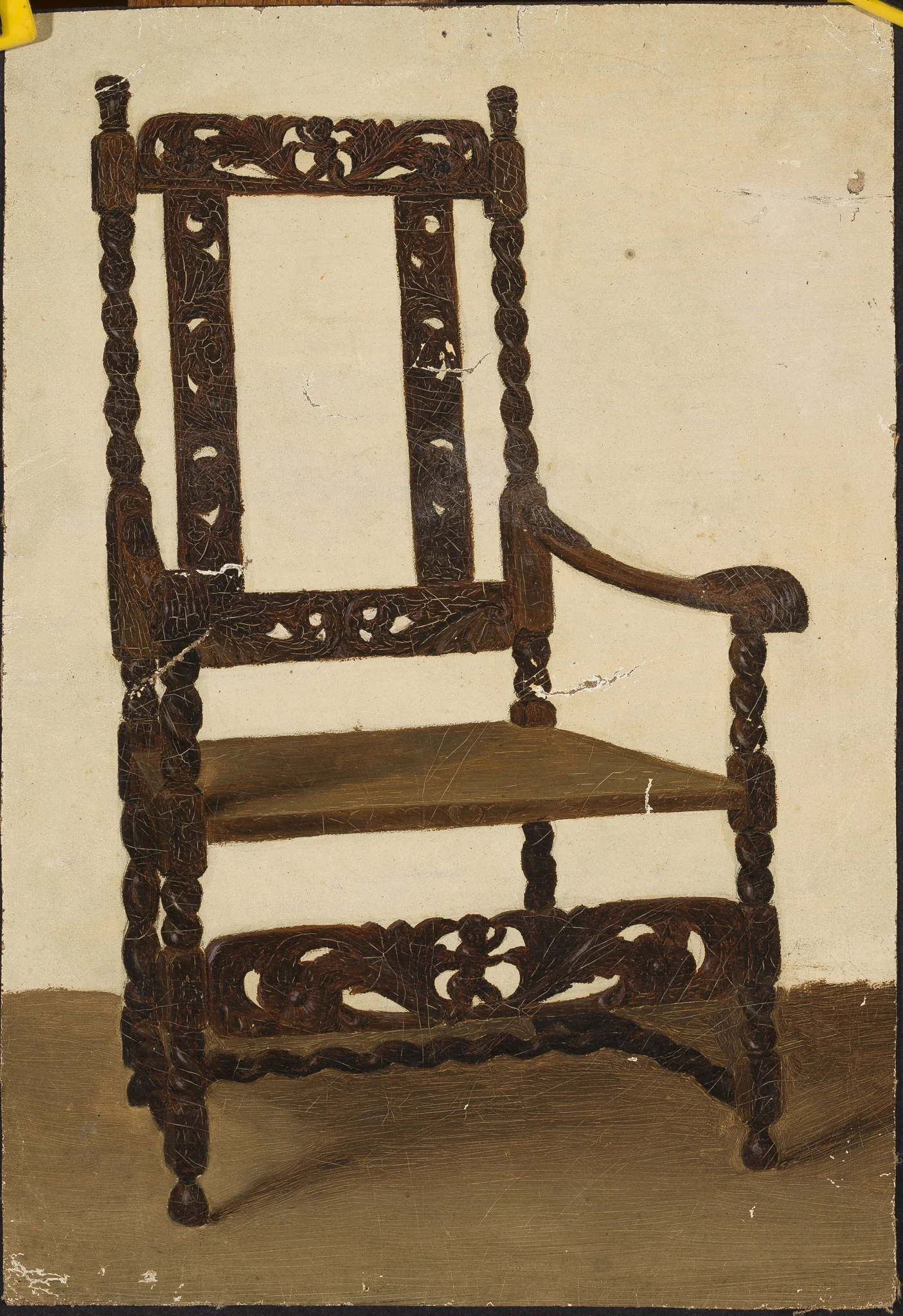 Study of a Renaissance armchair