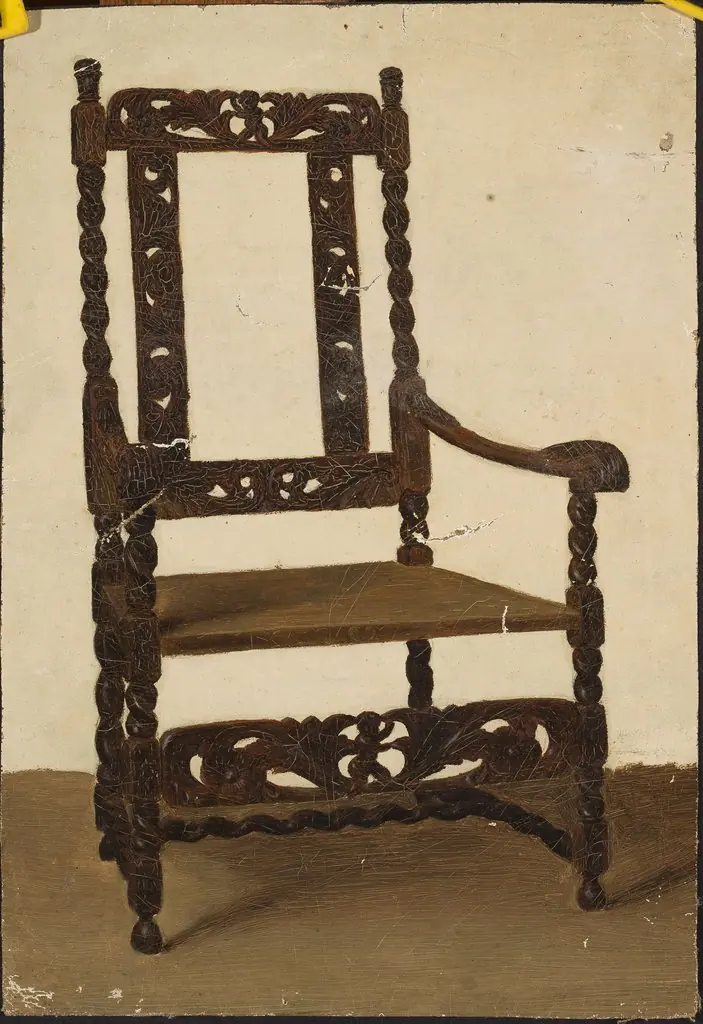 Study of a Renaissance armchair