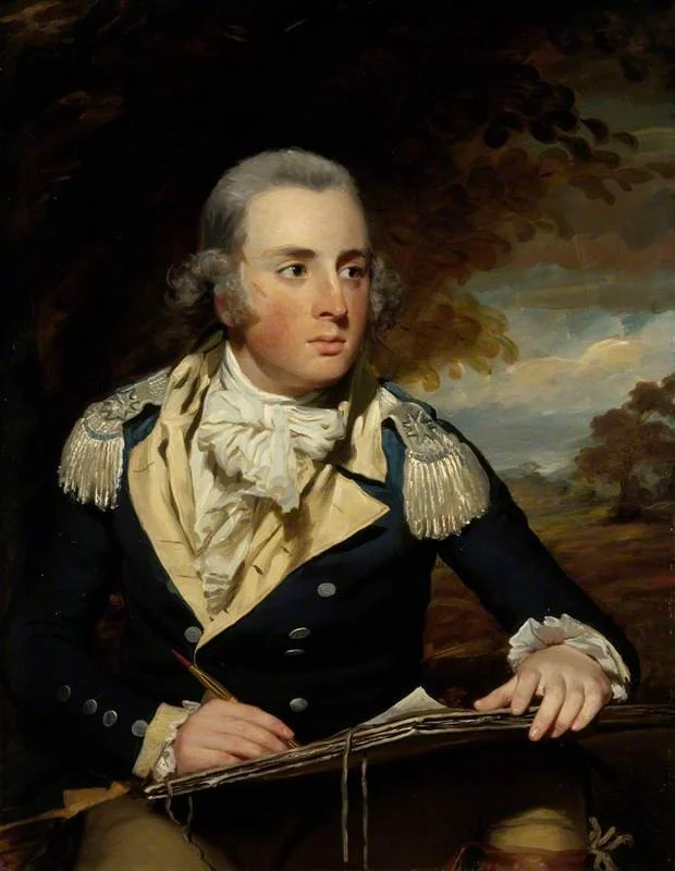 Lieutenant-Colonel George Lyon (active 1788 - about 1826), by Henry Raeburn, oil, 1794