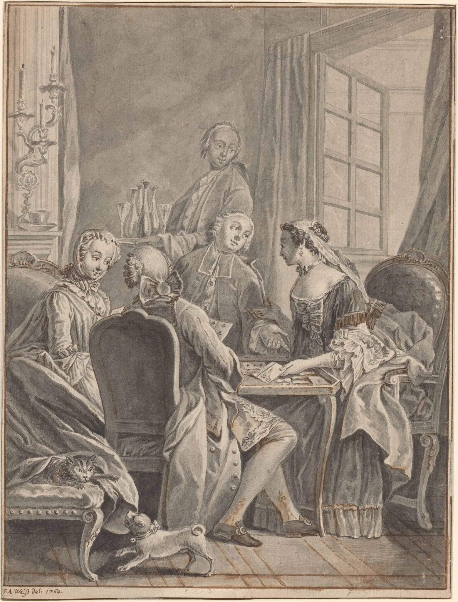 A Game of Cards [recto]