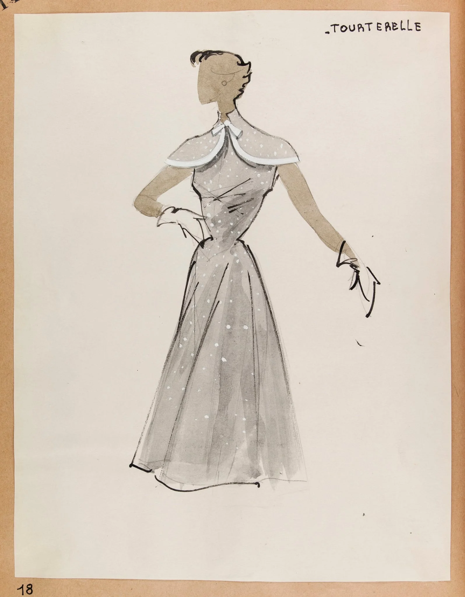 Tourterelle, by Carven, 1951