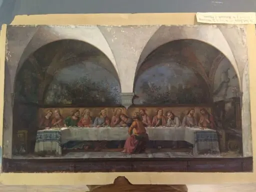 Copy after The Last Supper, Domenico Ghirlandaio in the Chiesa di Ognissanti (Florence)