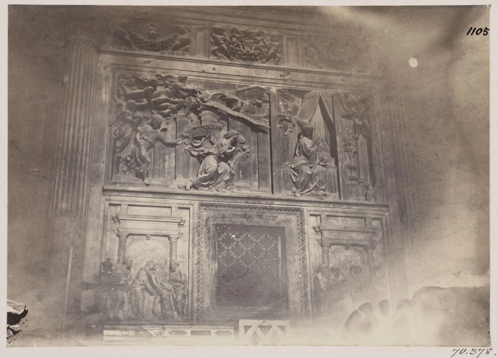 Out of Rome - House of the Blessed Virgin at Loreto. Sculpture of the Annunciation, A.D. 1520