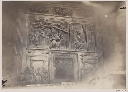 Out of Rome - House of the Blessed Virgin at Loreto. Sculpture of the Annunciation, A.D. 1520