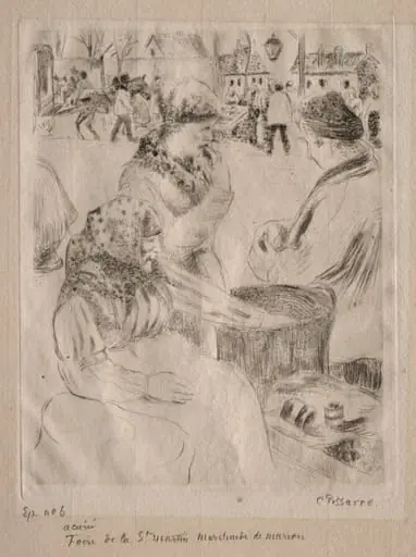 Chestnut Vendor, St. Martin's Day Fair (Pontoise)