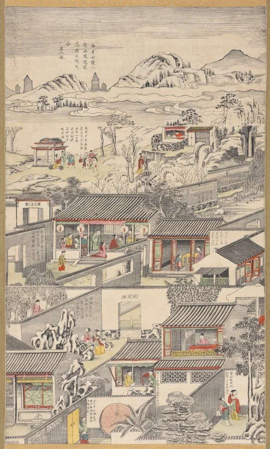 Part of Story of The Western Chamber, by Unknown, 1766