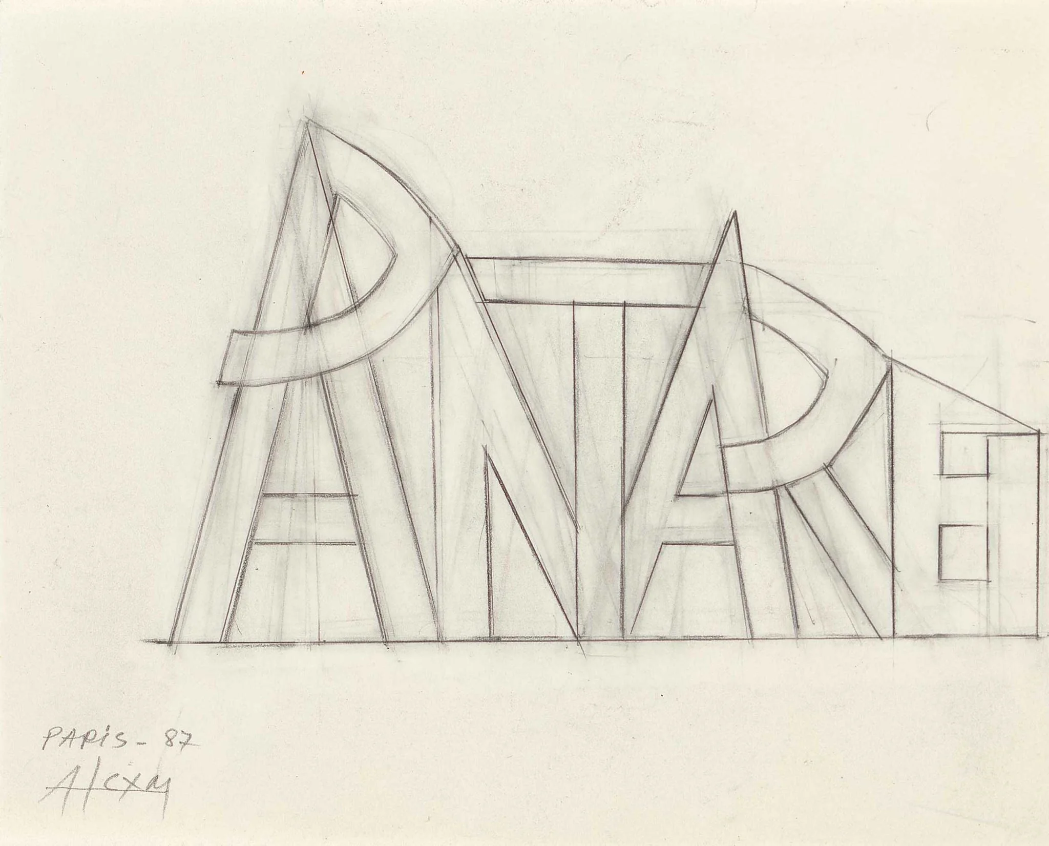 Πάντα Ρει -6-, by Alex Mylona, 1987