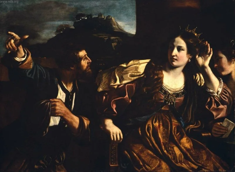 Semiramis Receiving Word of the Revolt of Babylon