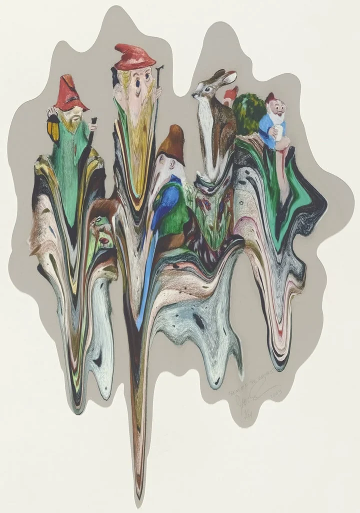 Untitled, by Jason Middlebrook, ink, 2003