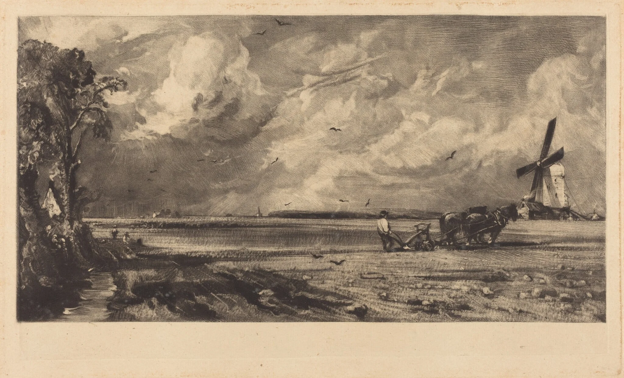 Spring, by David Lucas, ink, 1829