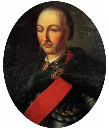 Porträt des Danylo Apostol, by Unknown, oil, 1750