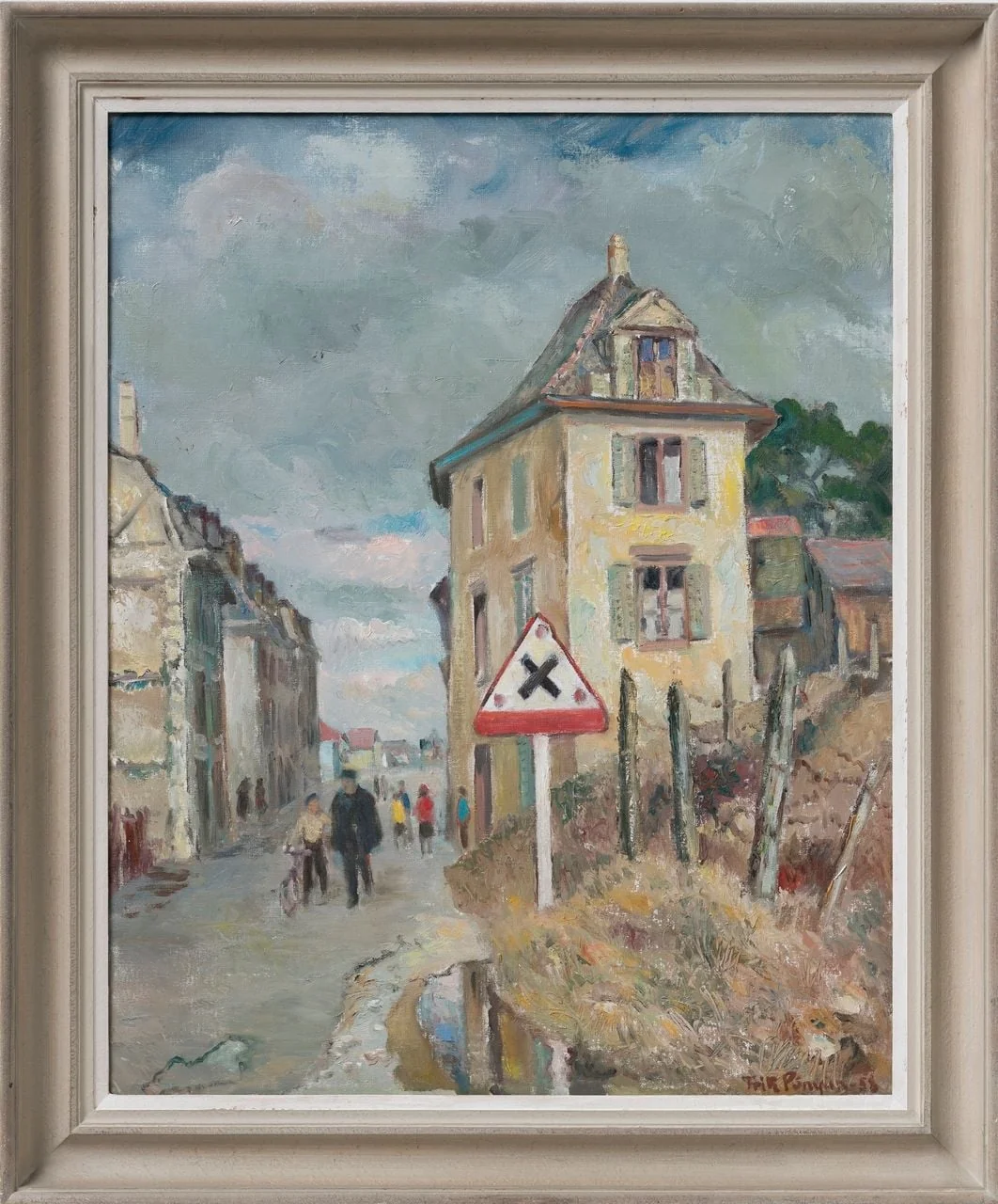 Pümpin, Fritz - Malerei, In Hüningen, by Fritz Pümpin, unspecified, 1958