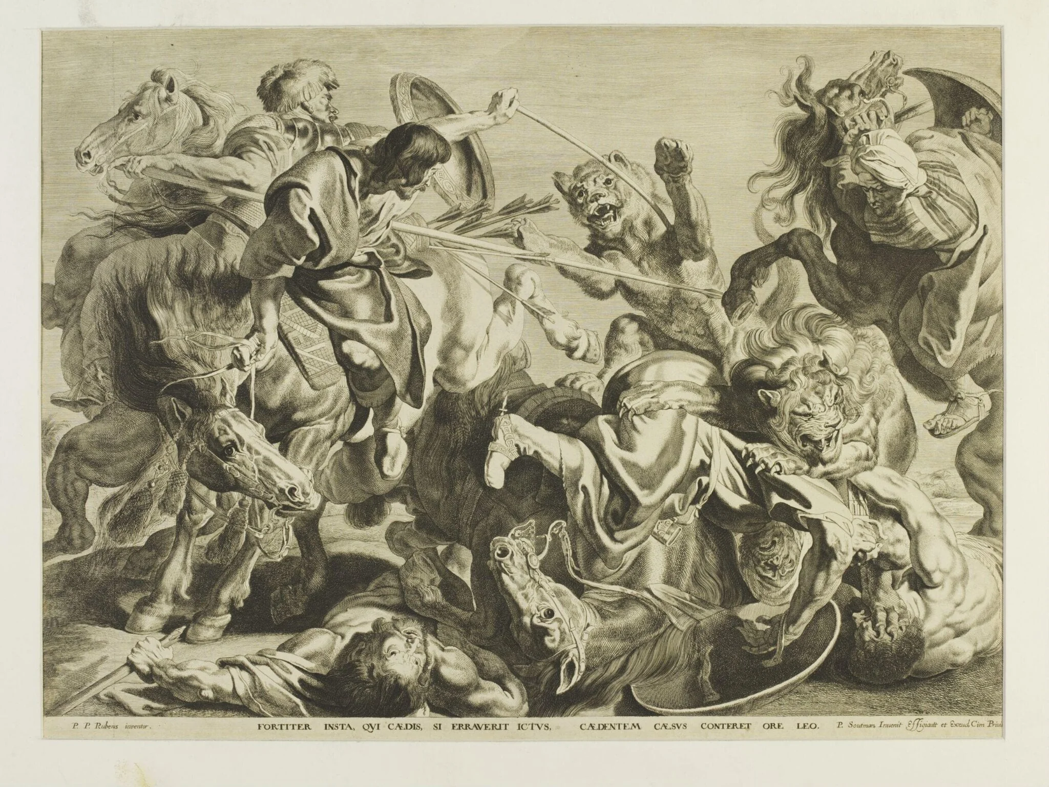 The Hunt of the Lion and Lioness