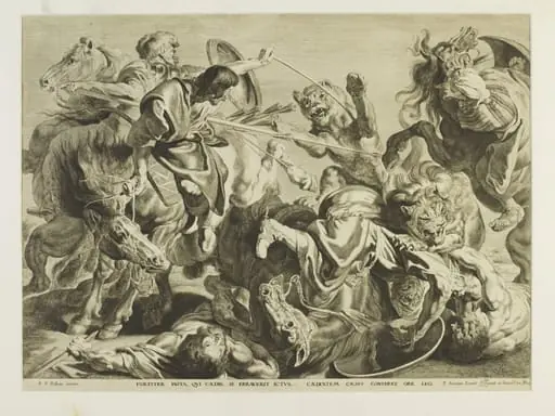 The Hunt of the Lion and Lioness