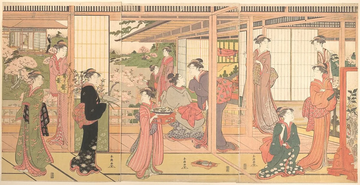 Untitled, by Katsukawa Shunchō, ink, 1786