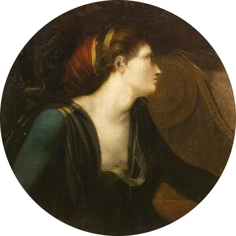 The Dream of Queen Katherine (from William Shakespeare's 'Henry VIII', Act IV, Scene 2) (fragment), by Henry Fuseli, unspecified, 1791